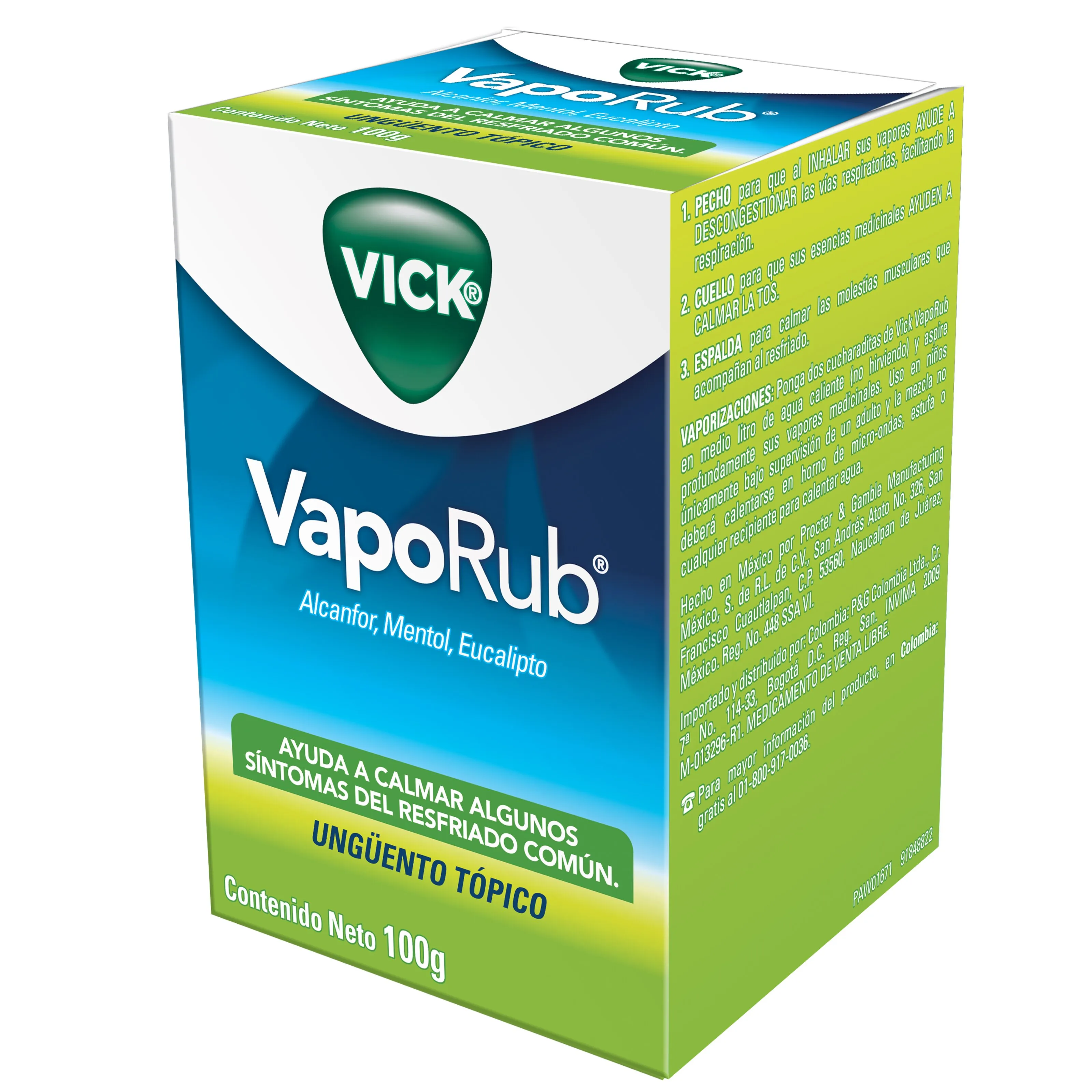 Vick Vaporub Unguento 100 Grs.